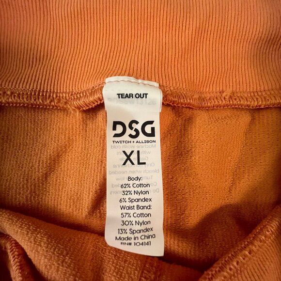 DSG Womens XL Cotton Seamless Shortie Light Orange - Picture 5 of 8